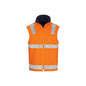 Vest Safety 2XL Orange/Navy 311sgm Cotton Drill CSR Tape Hi Vis Zip_201459_3765-O/N-2XL