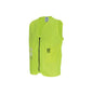 Vest Safety 2XL Yellow 120gsm Polyester Hi Vis Zip Closure 422681 3806-Y-2XL