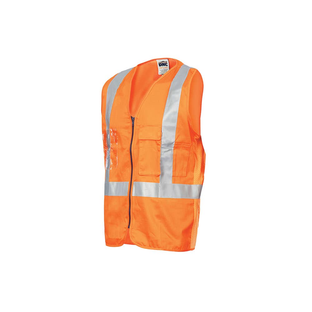 Hi Vis Day/Night Cross Back Safety Vest Taped STANTEC 3810STAN