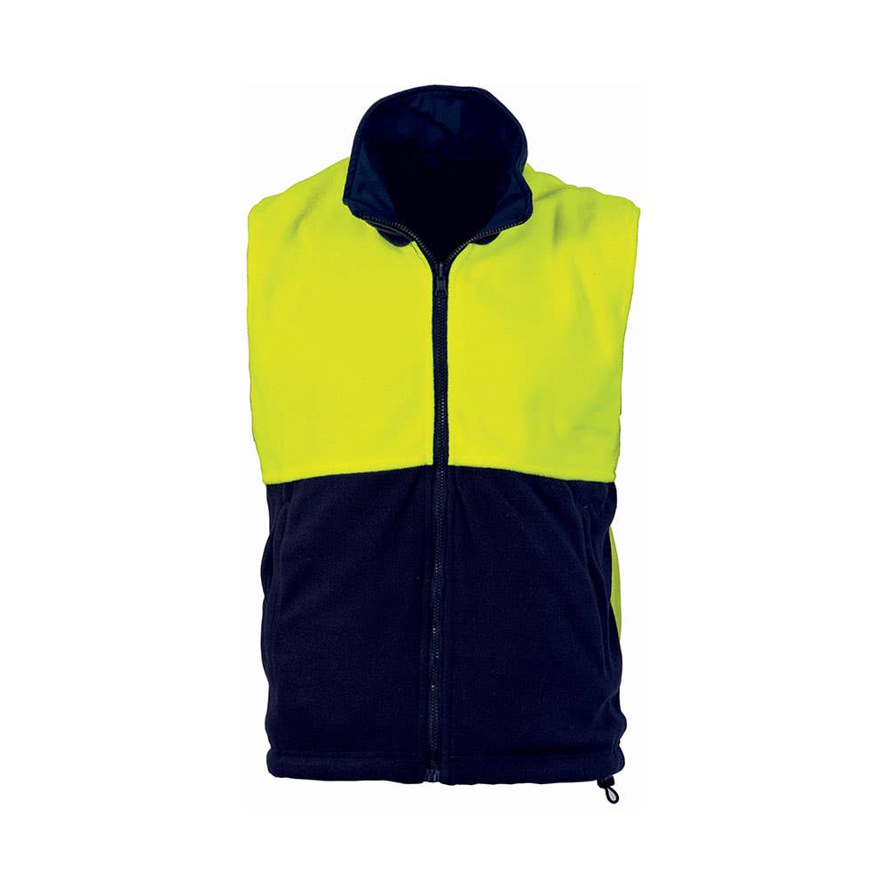 Reversible Vest Yellow/Navy D3826 Large 483725 D3826-Y/N-LARGE