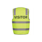 Hi Vis Vest With Tape - Visitor - 3XL 36014075 6DNS7-LIME-3XL