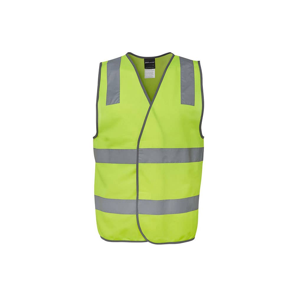 Vest Safety Poly Day/Night Reflective Tape 2 Hoop Lime  Large 435623 6DNSV-LIME-L