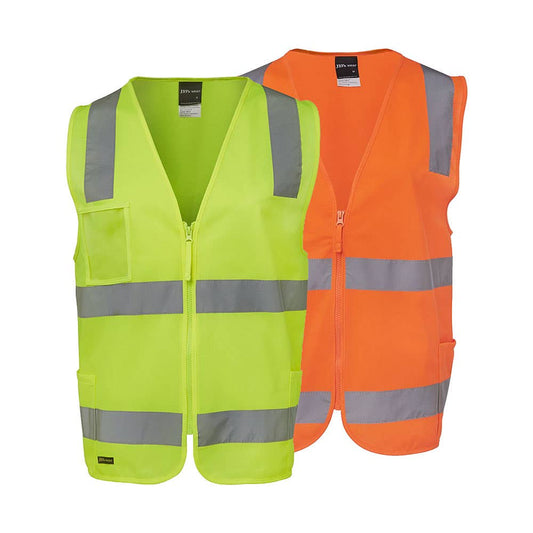 6DNSZ Hi-Vis Safety Vest Zip-Front JB6DNSZ