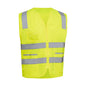 BV0341T Hi-Vis Taped Zip Safety Vest 120gsm Yellow 2XL 40050392 BV0341T BF512XL