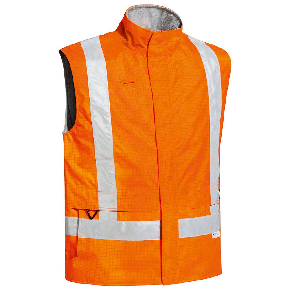 BV0363T Hi-Vis Oxford PU Taped Vest Orange 2XL_275965_BV0363T_BVEO2XL