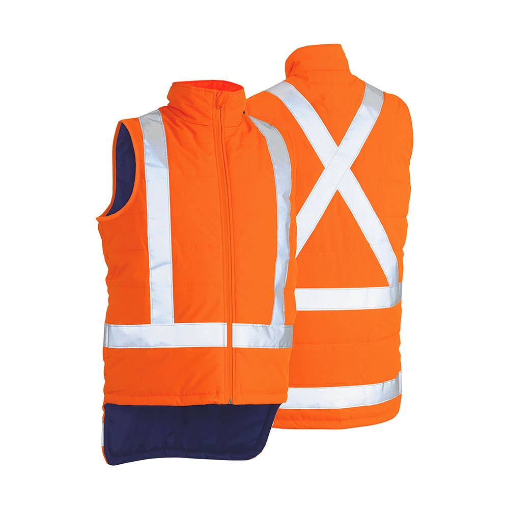 BV0379XT Hi-Vis X-Taped Puffer Vest 115gsm_BV0379XT