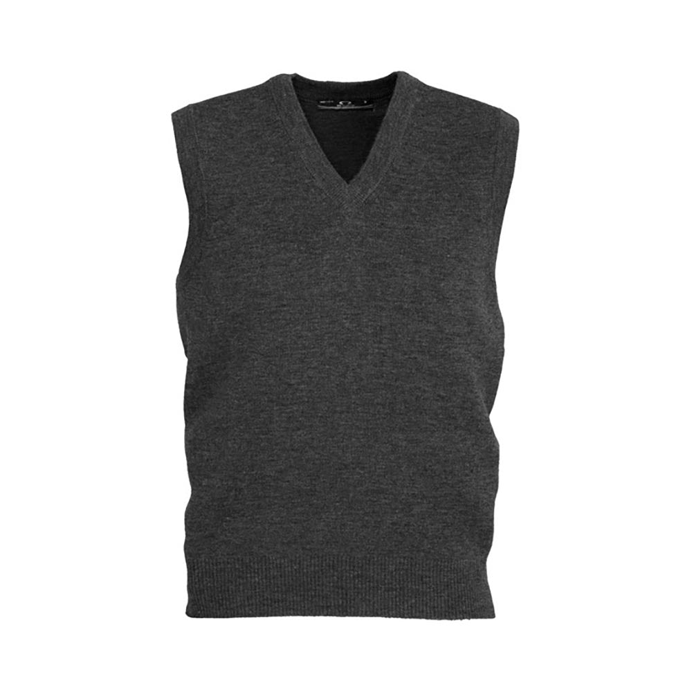 Vest V Neck - Woolmix - M_36020120_WV6007-CHA-M