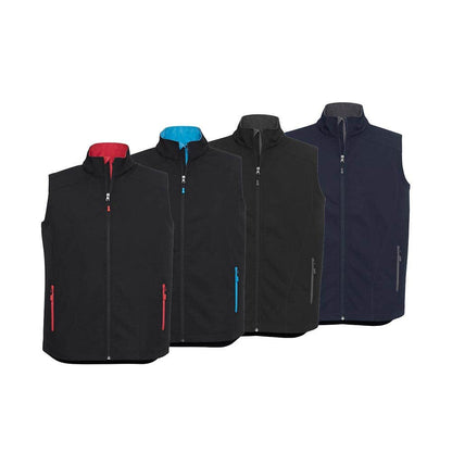 Geneva Fleece Vest Zip Front Two Tone J404M