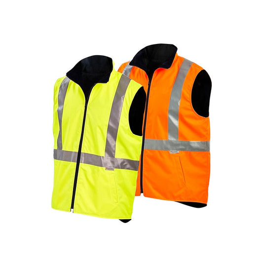 7501 Hi-Vis Day/Night Reversible Safety Vest Taped_7501