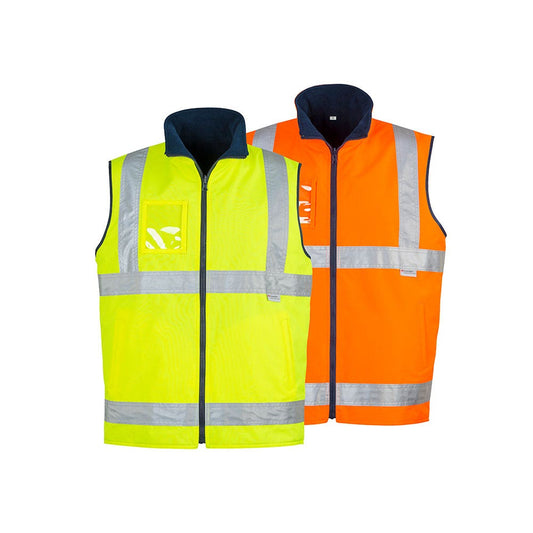 ZV358 Hi-Vis Day/Night Safety Vest Taped Qantas QANTZV358