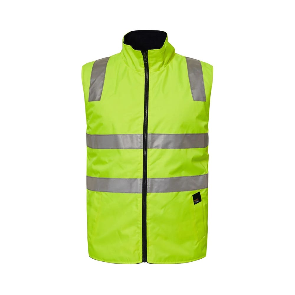 Vest HiVis Taped  2XL Yellow/Navy WW9022 40073978 WW9022