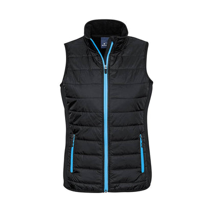 Stealth Ladies Vest - Blk/Cyn - S 36017104 J616L-BLK/CYN-S