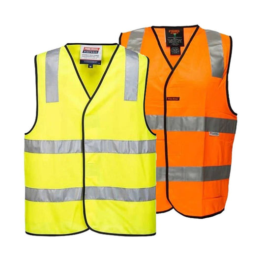 MV102 Hi-Vis Day/Night Taped Safety Vest MV102