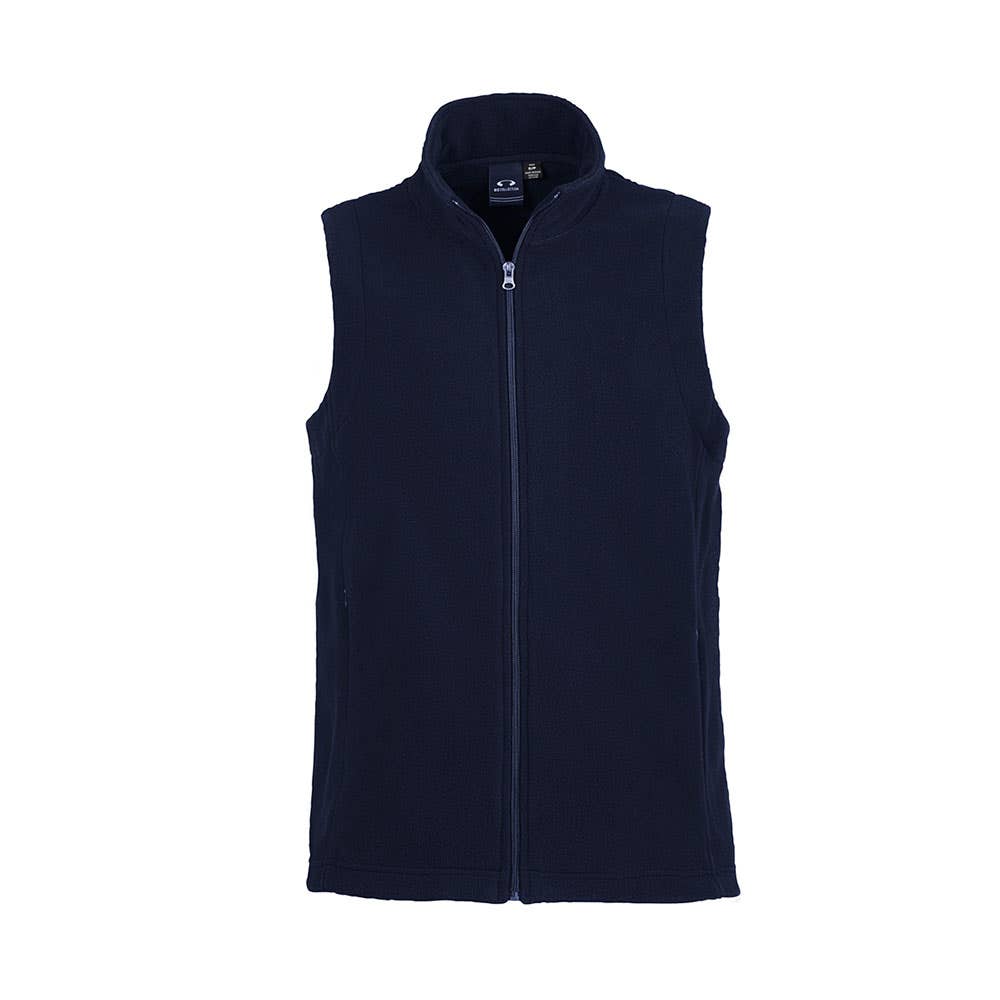 Vest Womens Polyester Fleece Plain Micro Navy 10 Biz_503223_PF905-NAVY-10