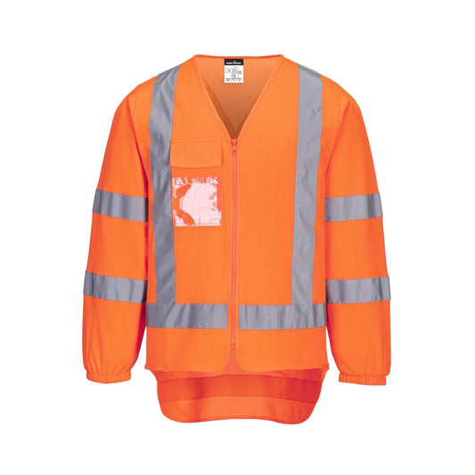 Vest Safety Long Sleeve Hi Vis Fluoro Orange TTMC 2XL_560500_TM309-ORR-2XL