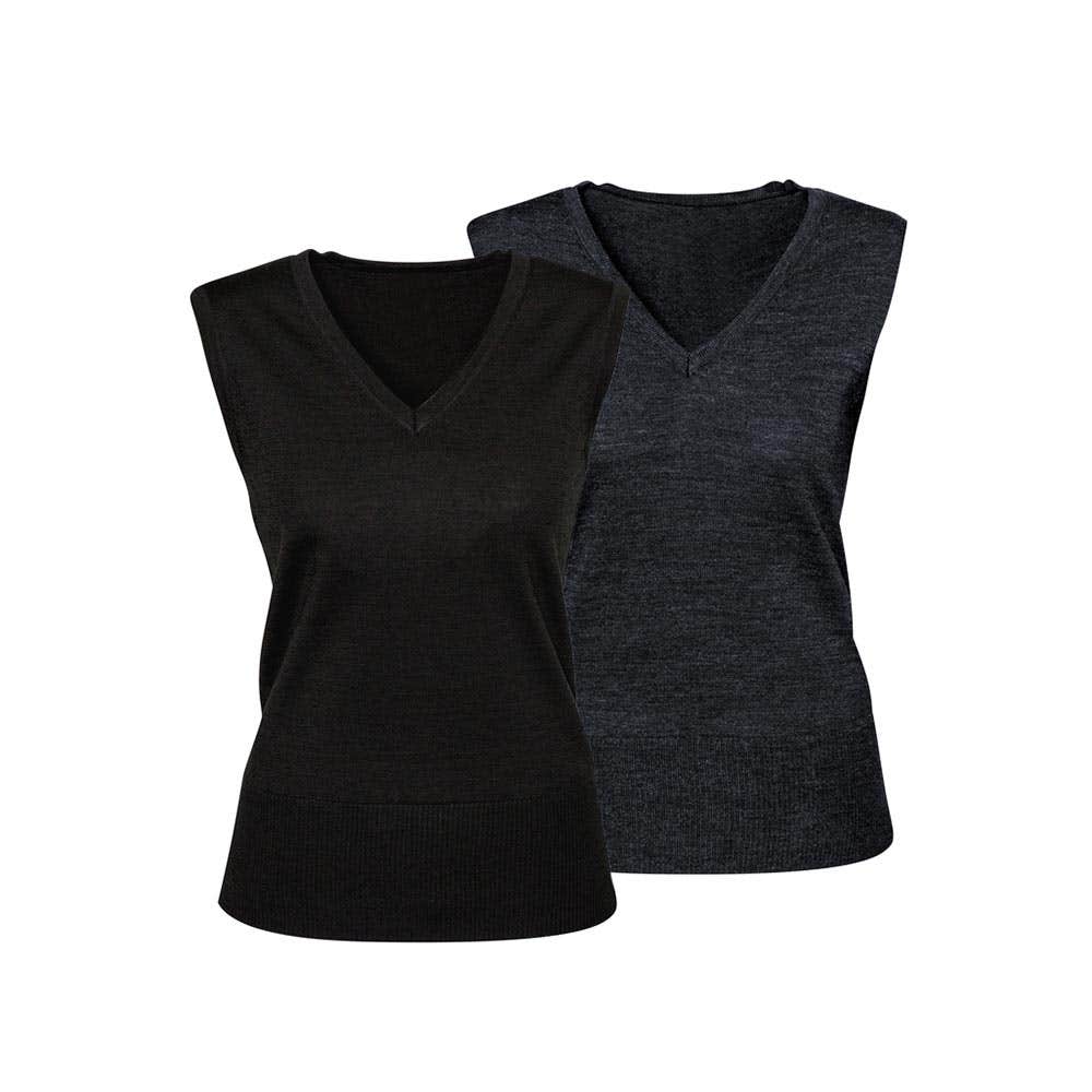 Milano Women's Wool Blend V-Neck Vest AGIGLV619L