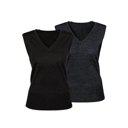 Milano Women's Wool Blend V-Neck Vest AGIGLV619L