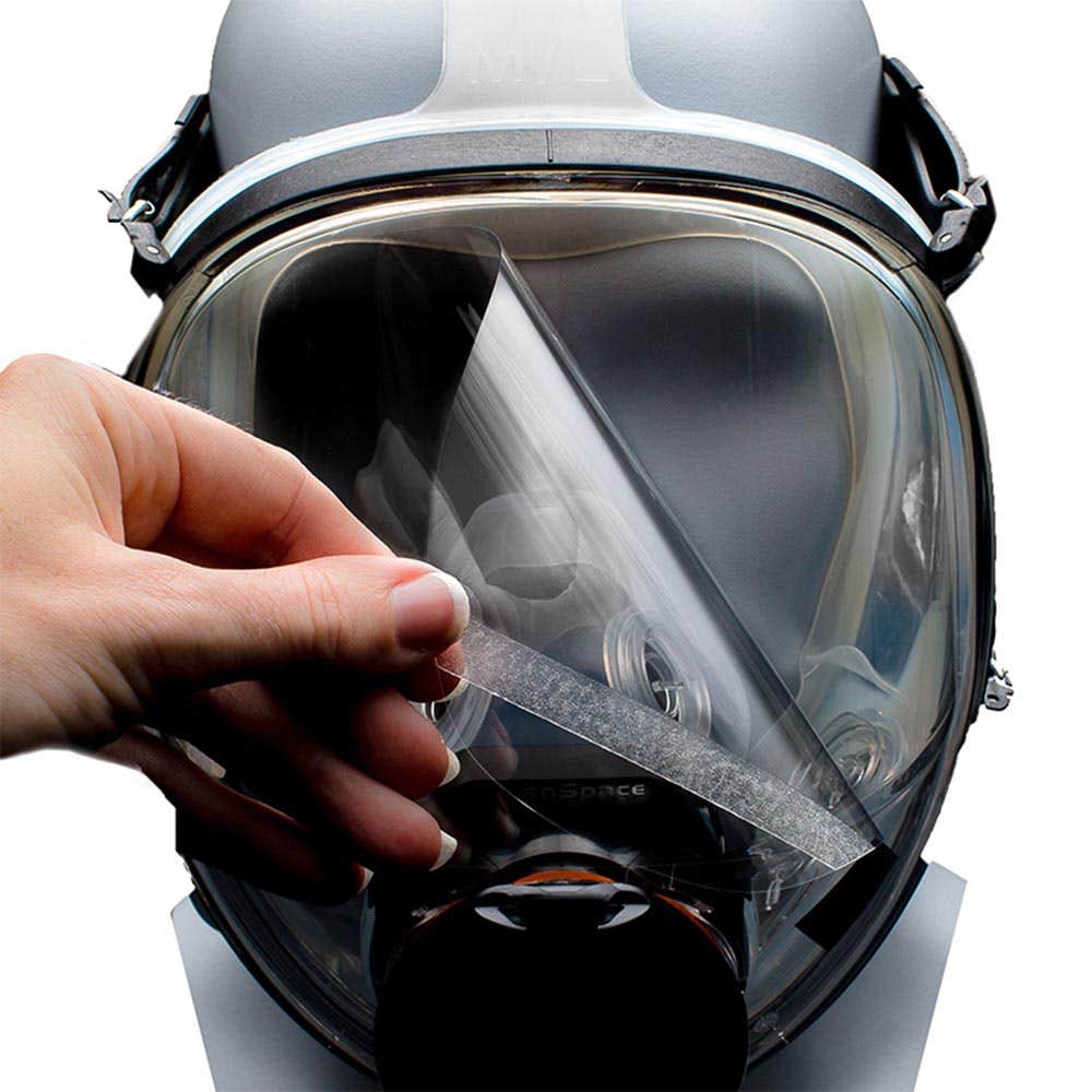 CleanSpace Anti-Scratch Protector Tear Off Visor for Full Face Mask Clear 36003433 PAF-1018