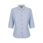 Shirt Womens Reuben 3/4 Sleeve Cotton Blue 10 Styletex_40077564_W67-BLU-10