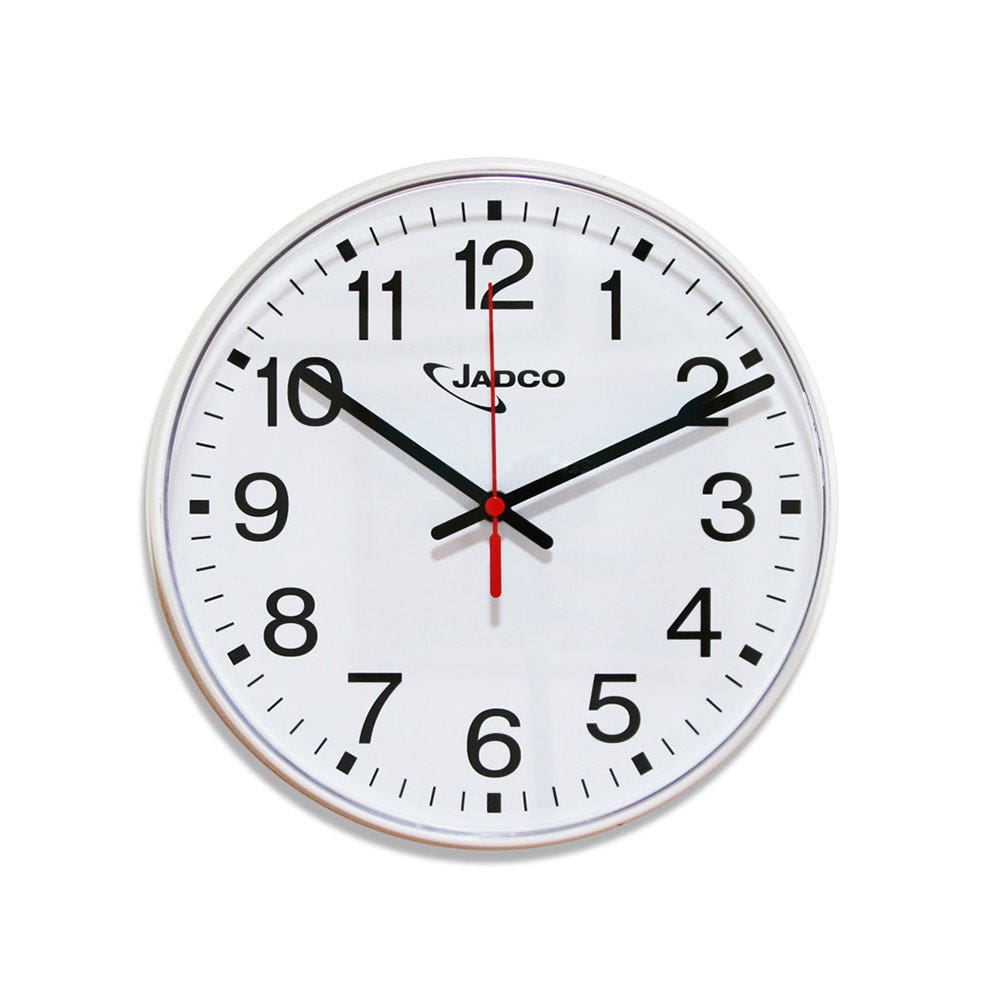Wall Clock Quartz White 300mm 95258858 6200
