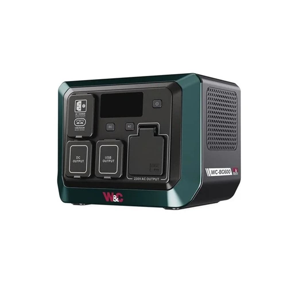 Portable Power Station LiFePO4 600W 512Wh   Green/Grey WC-BG600_40064875_WC-BG600