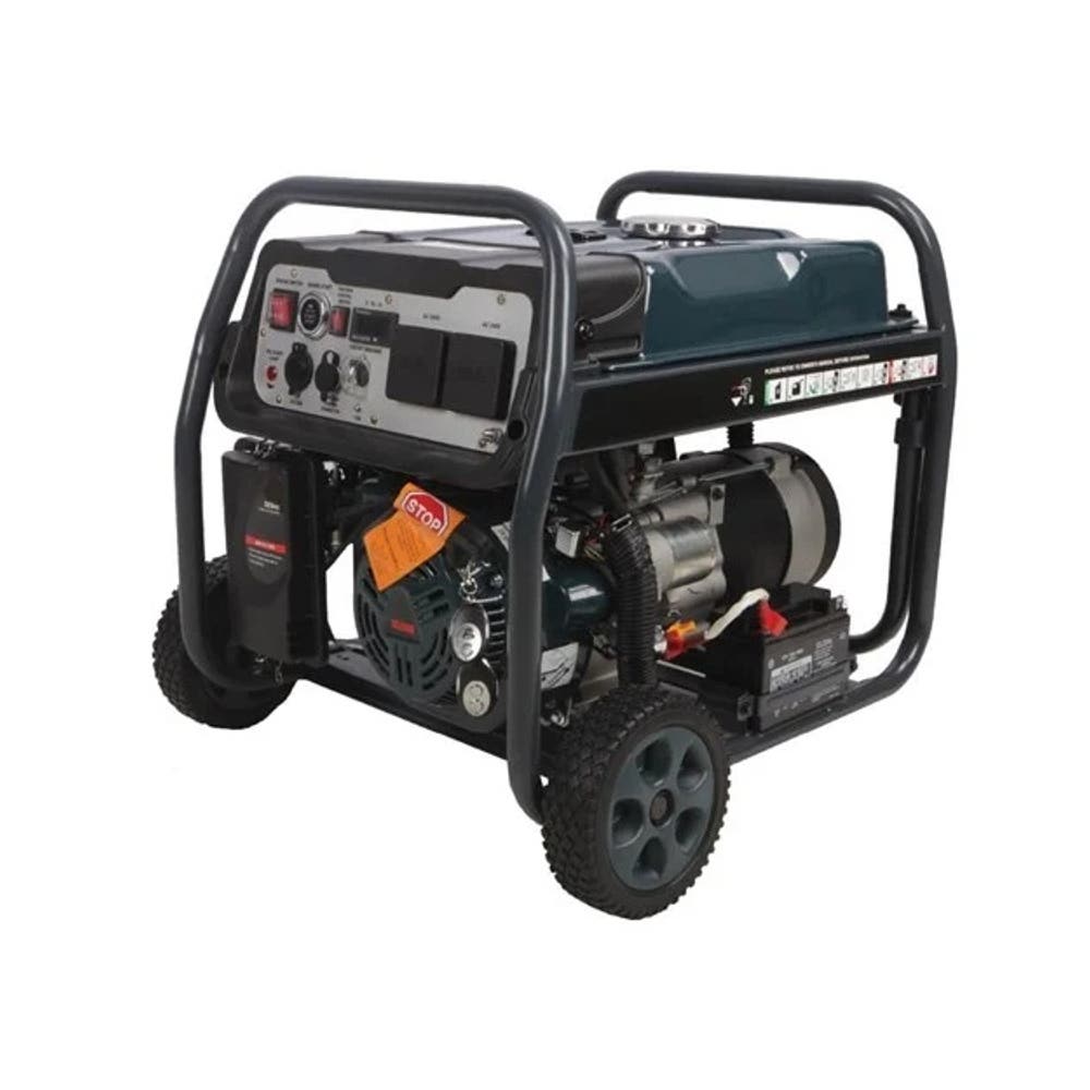 Generator 3.75kVA Open-Frame AVR Petrol E-Start   Green/Grey WC-P3750_40064866_WC-P3750