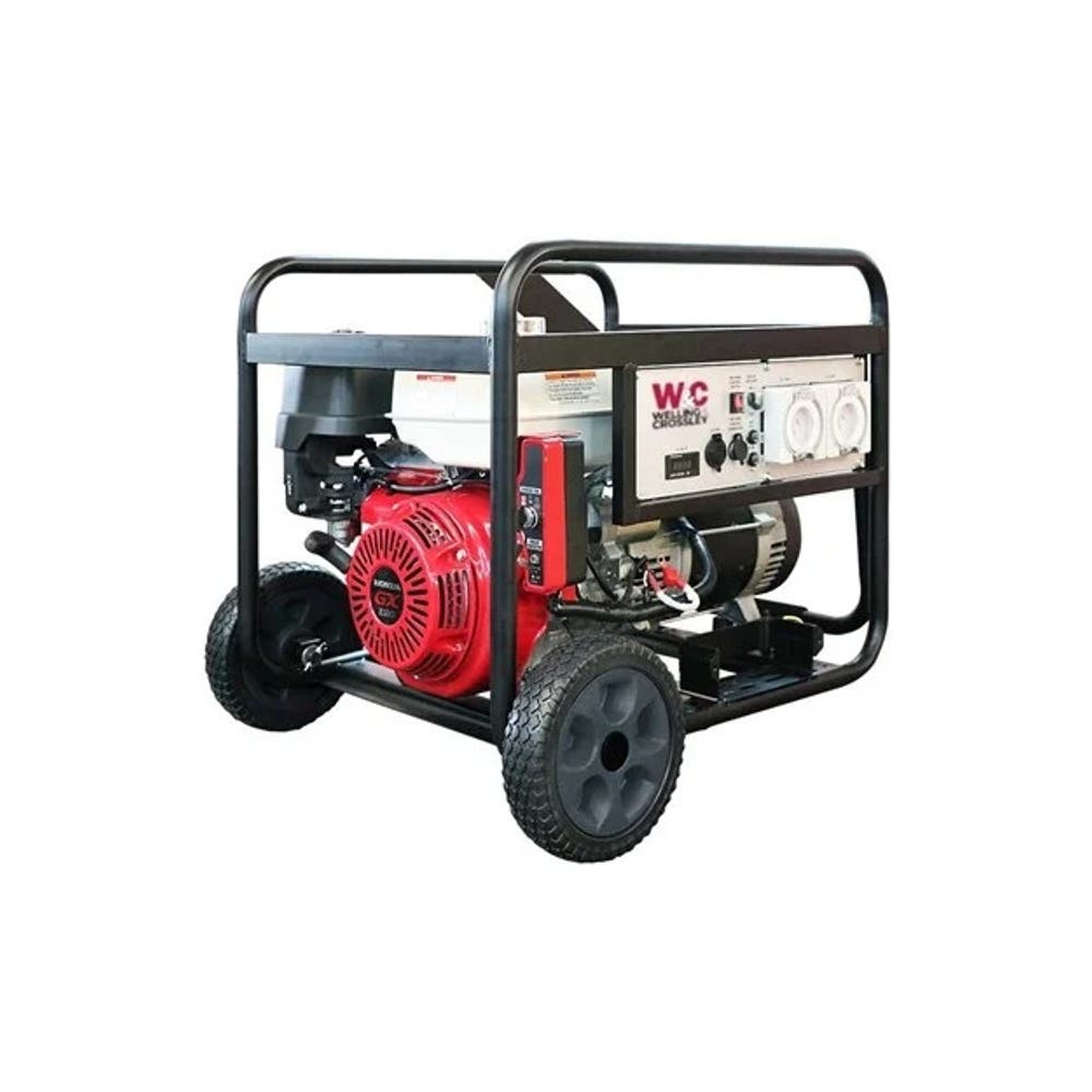 Generator 7.75kVA AVR Petrol Honda GX390 E/S   Grey/Red WC-P7750H_40064874_WC-P7750H