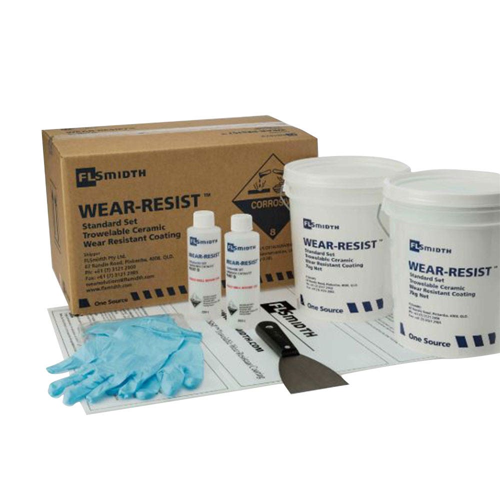 Wear-Resist Quick Set Epoxy Ceramic Kit 7kg 208173 1000302182