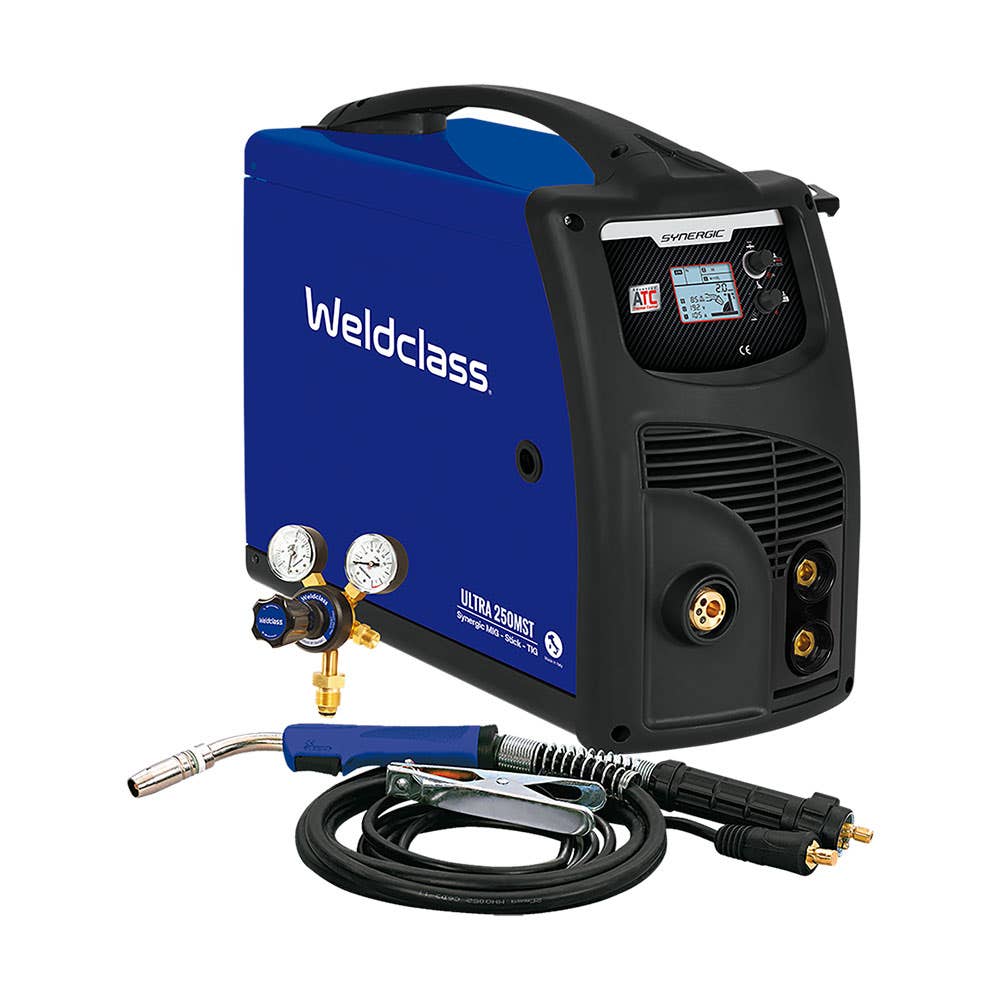 Mig /Stick/Tig Welder 250MST Italy Weldclass 40026095 WC-250MST