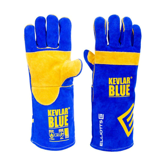Kevlar&reg; Blue Leather Welding Gloves 90110441 300RKBLRG