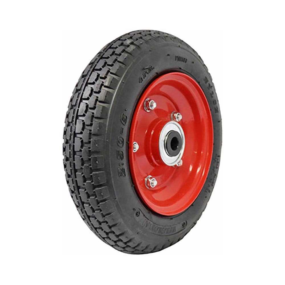 Pneumatic Wheels With Ball Bearings 140kg 2.5 x 6mm_40071684_CPW2.50-6PS5/8C