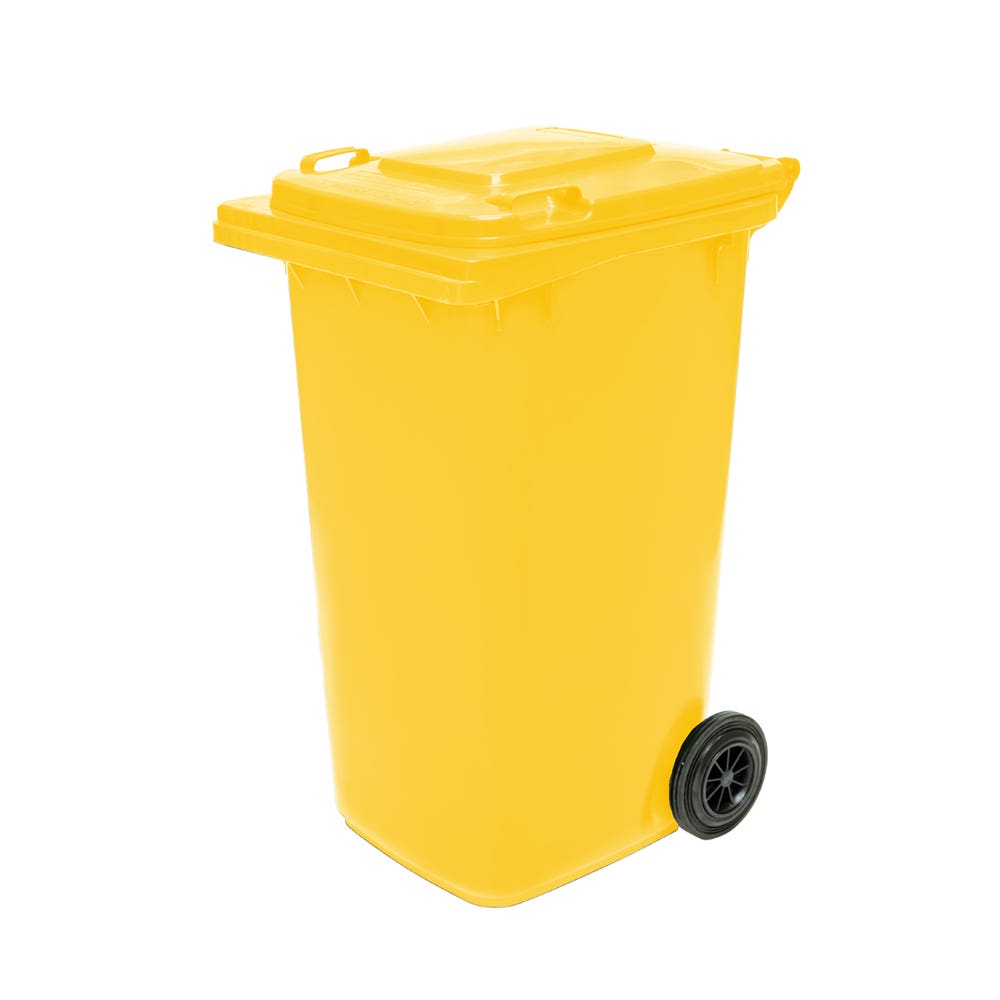 Wheelie Bin 120L Yellow 86410041 86410041 BIN120Y