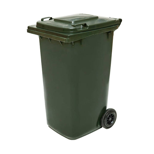 Wheelie Bin Plastic Flip Top Lid Green 120L 10920007 MGB120DG