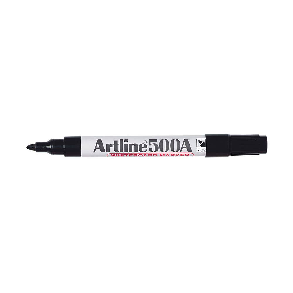 Artline 500A Whiteboard Marker 2mm Black 4921003 150001