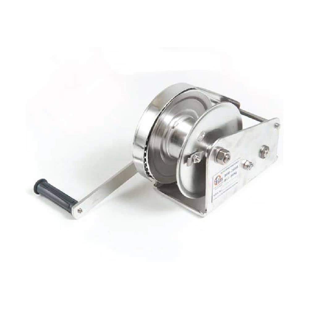 BHW123 Pacific Brake Stainless Steel Hand Winch 545kg Pull 270kg Lift 91408073 BHW123