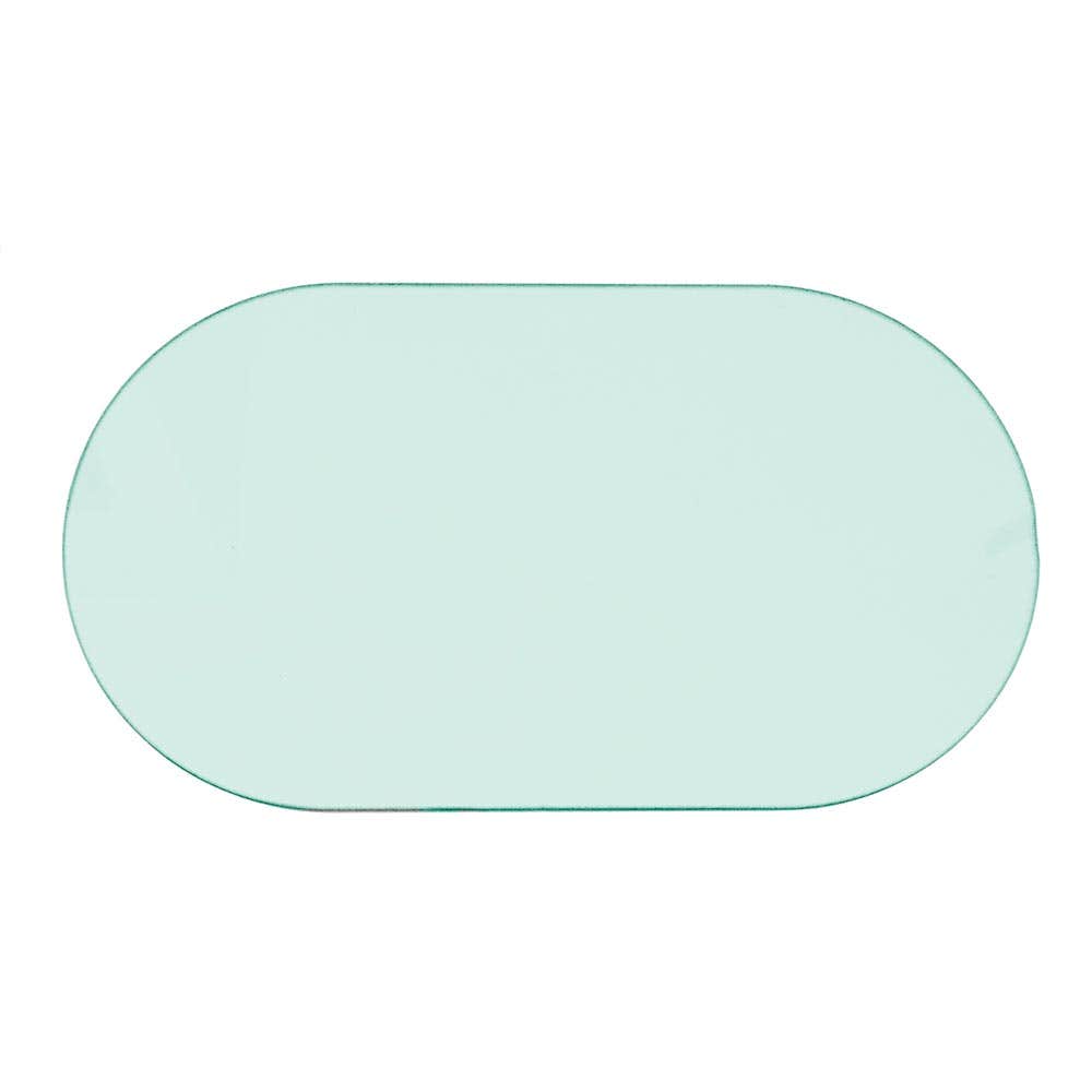 Replacement Oval Window Glass For Blast Cabinet 458 x 254mm 432761 1C-G900520-1