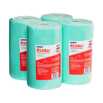 Heavy Duty Perforated Wiper Rolls 300mm x 45m 107 Wipers per Roll 4 Pk 30003595 94161