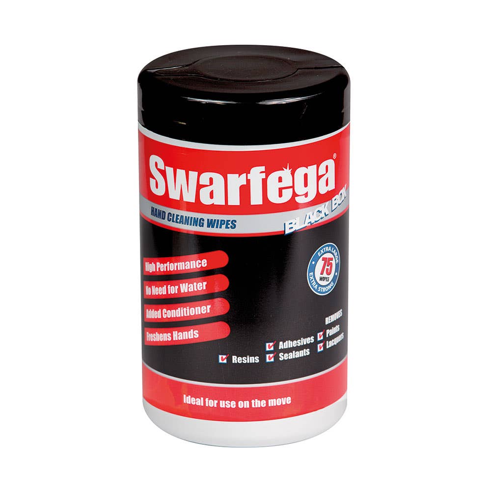 Swarfega&reg; Black Box Wipes 75 Sheets 79904539 SBB70W