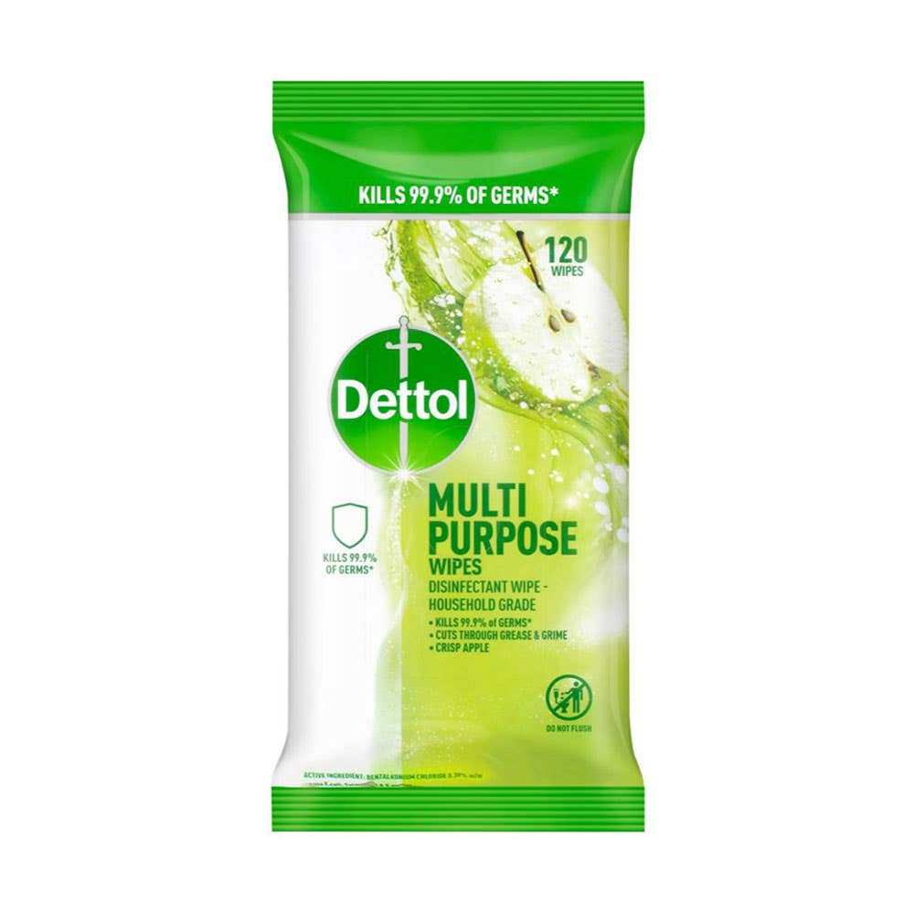 Wipes Disinfectant Crisp Apple (pk120)   3183524_40044058_3183524_NLA