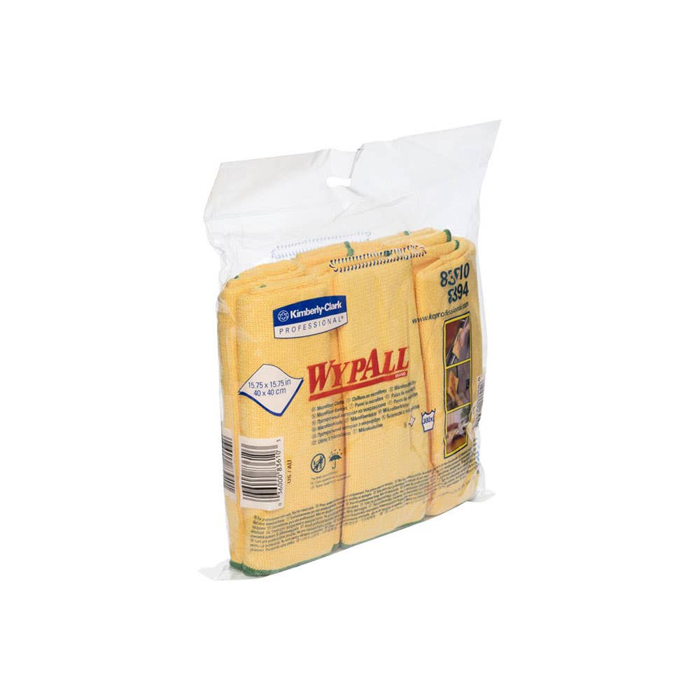 Yellow Microfibre Wipes 223618 83610