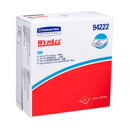 X60 Disposable Multipurpose Wipes Single Sheets 130 Wipes 10 Pk 60014744 94222