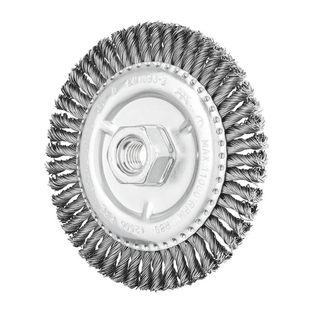 Pipeliner Twist Knot Steel Wire Wheel Brush 11,000rpm 125 x 14mm 92668034 43302502