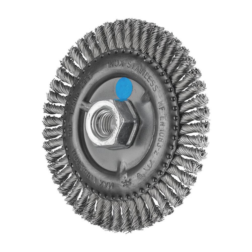 Pipeliner Twist Knot Steel Wire Wheel Brush 11,000rpm 125 x 14mm 92668041 92668041 43302507