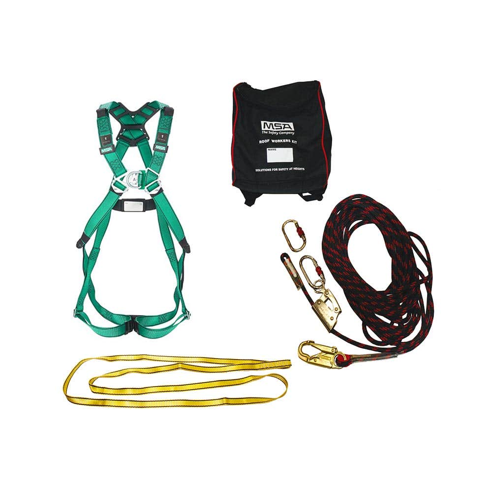 Roof Workers Kit with V-Form&trade; Harness & Kernmantle Rope 76870