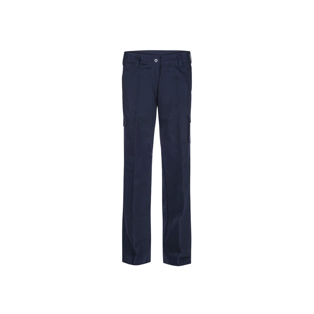 Pants Cargo Women 18 Navy 245gsm WorkCraft_548014_WPL070-NAV-18