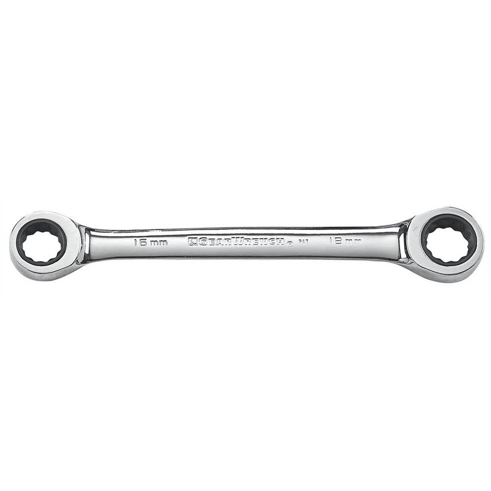 Wrench Ratchet 12pt 16mm + 18mm Gearwrench 309075 9214