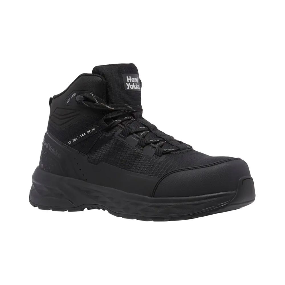 X Range Mid Composite Toe Safety Boot Black UK 10 600526 Y60360-BLK-10