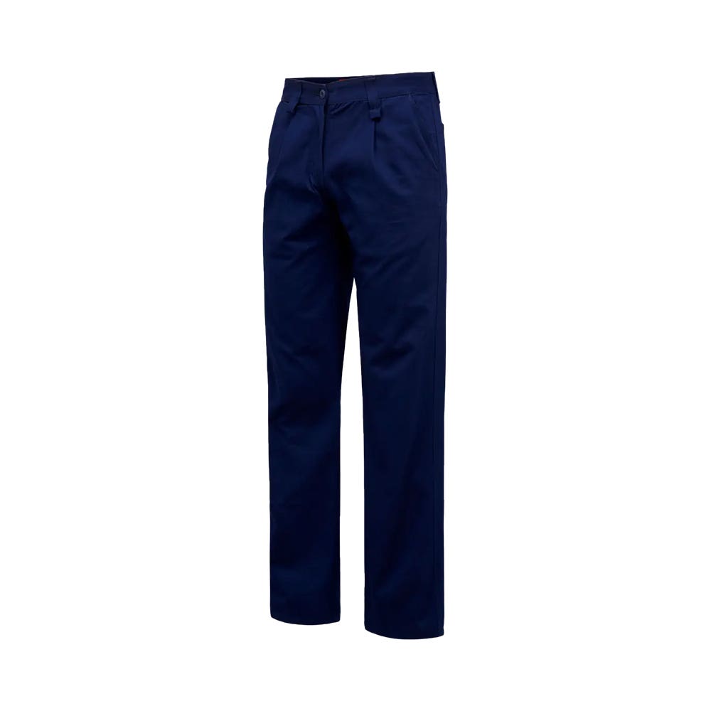 Pants Womens Cotton 270gsm Navy 10 Hard Yakka 590593 Y08840-NAV-10