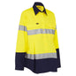 Shirt Maternity Hi-Vis Taped 190gsm Cotton Drill Bluescope Logo 10 Y/N_40053369_BSL_BLM6456T_TT01_10
