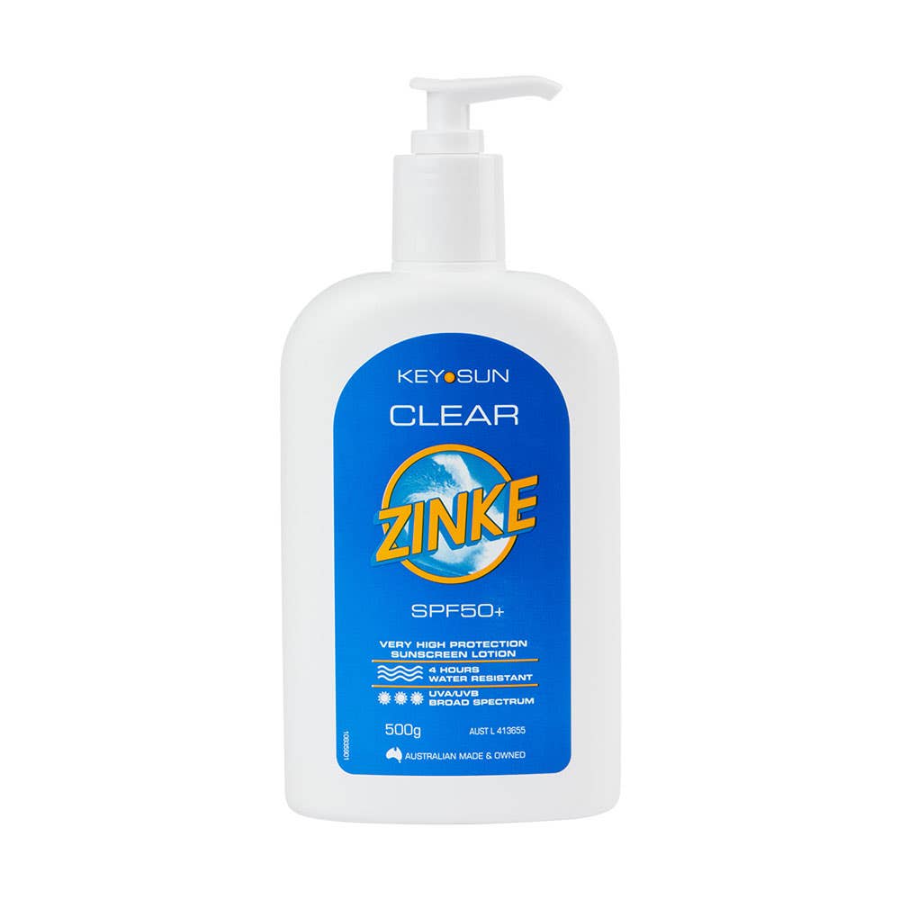 Zinke SPF 50+ Zinc Cream Clear 500g Pump 554112 200-1365